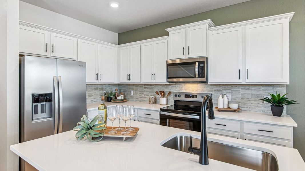 Furnished interior view inside a new home in Settlers Crossing, Commerce City (Image 7).