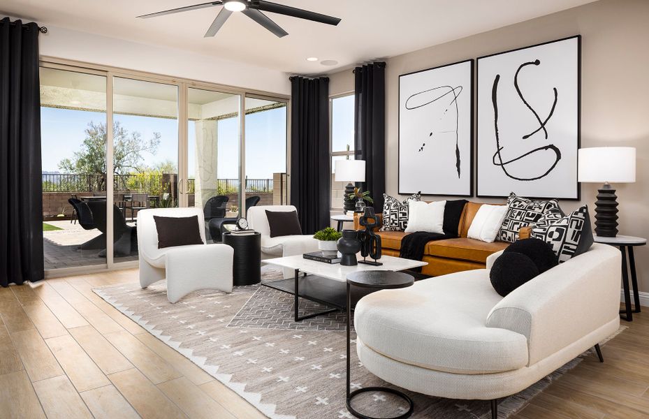 Representative furnished interior of a home built from the Barletta by Pulte Homes in Blossom Rock, Apache Junction (Image 12).