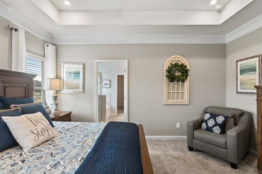 Furnished interior view inside a new home in Glen at Cave Springs, Douglasville (Image 7).