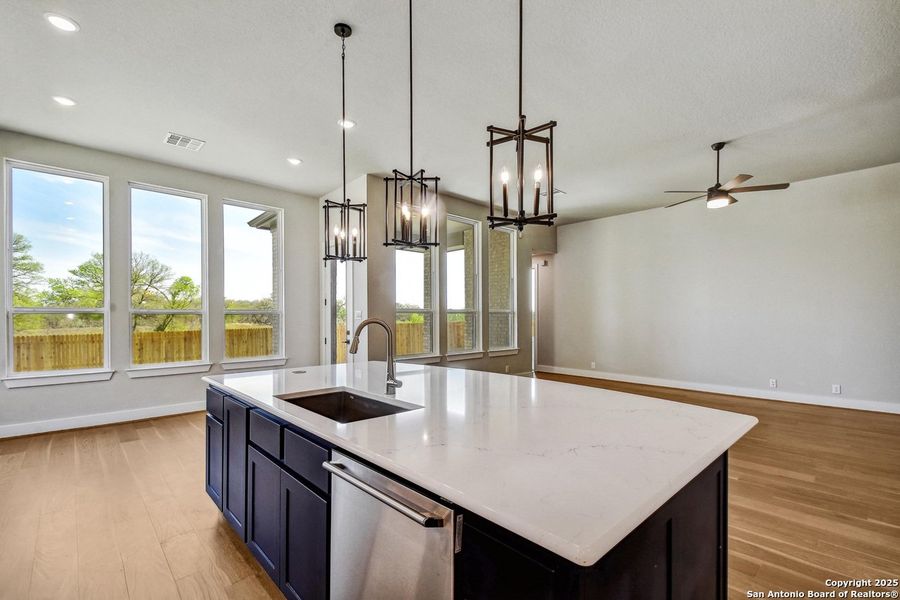 Furnished interior view inside a new home in Alsatian Oaks: 60ft. lots, Castroville (Image 3).