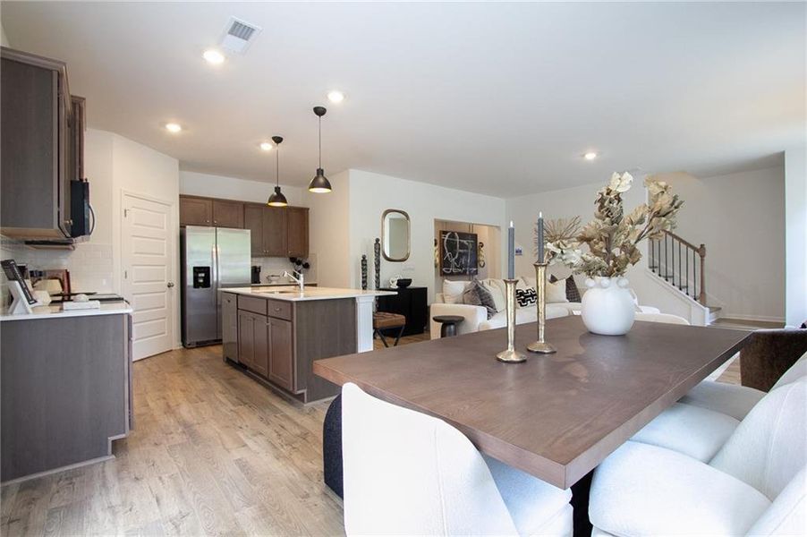 Furnished interior view inside a new home in Harvest Park, Decatur (Image 10).