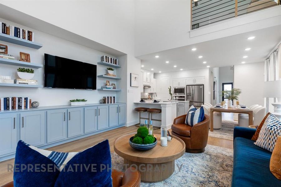Furnished interior view inside a new home in Heartland, Crandall (Image 14).