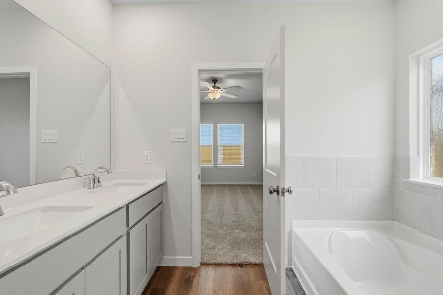 Furnished interior view inside a new home in Mirabella, Brookshire (Image 12).