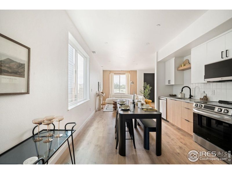 Furnished interior view inside a new home in , Erie (Image 11). Furnished interior view inside a new home in , Erie (Image 11).