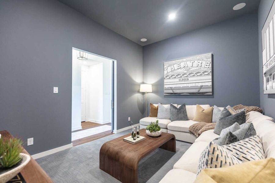 Representative Entertainment Room - some options shown