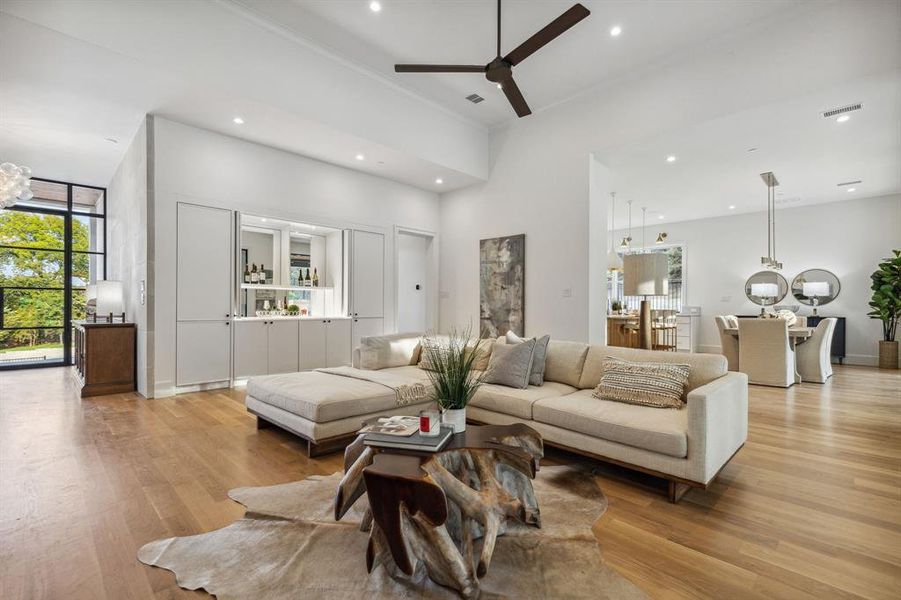 Furnished interior view inside a new home in , Westlake (Image 4). Furnished interior view inside a new home in , Westlake (Image 4).