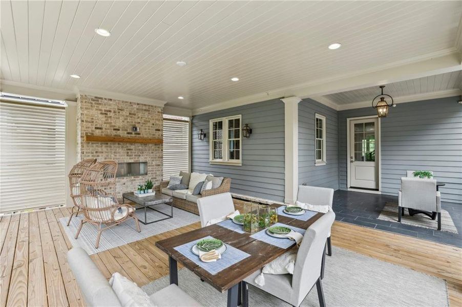 Furnished interior view inside a new home in 1858 Downtown Alpharetta, Alpharetta (Image 39). Furnished interior view inside a new home in 1858 Downtown Alpharetta, Alpharetta (Image 39).