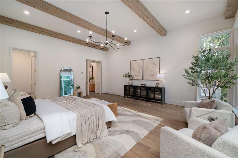 Furnished interior view inside a new home in , Atlanta (Image 12).