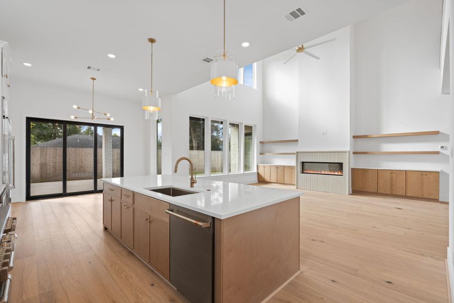 Furnished interior view inside a new home in , Houston (Image 7).