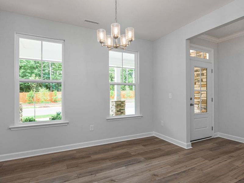 Spacious, unfurnished interior of a new home in Sage on North Main, Wake Forest (Image 17). Spacious, unfurnished interior of a new home in Sage on North Main, Wake Forest (Image 17).