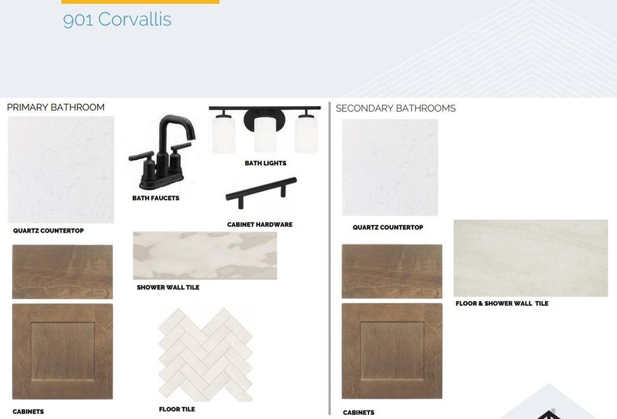 Sample of building materials used in homes in Cedar Brook, Leander (Image 17).