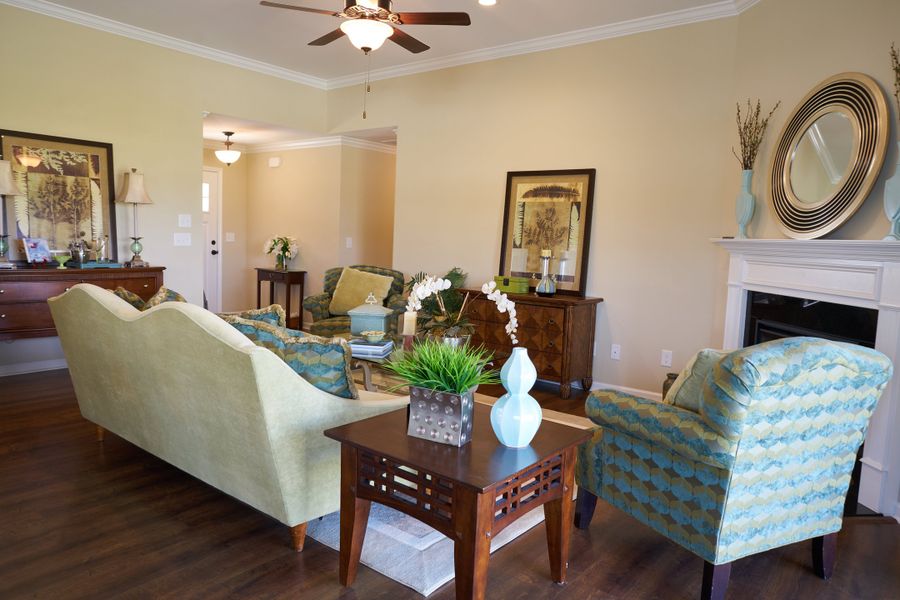 Representative furnished interior of a home built from the Ivy by Bill Clark Homes in Davenport Farms, Winterville (Image 11). Representative furnished interior of a home built from the Ivy by Bill Clark Homes in Davenport Farms, Winterville (Image 11).