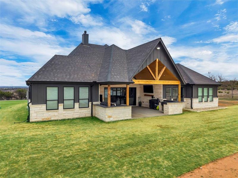 Exterior details and patio area of a home in , Godley (Image 24). Exterior details and patio area of a home in , Godley (Image 24).