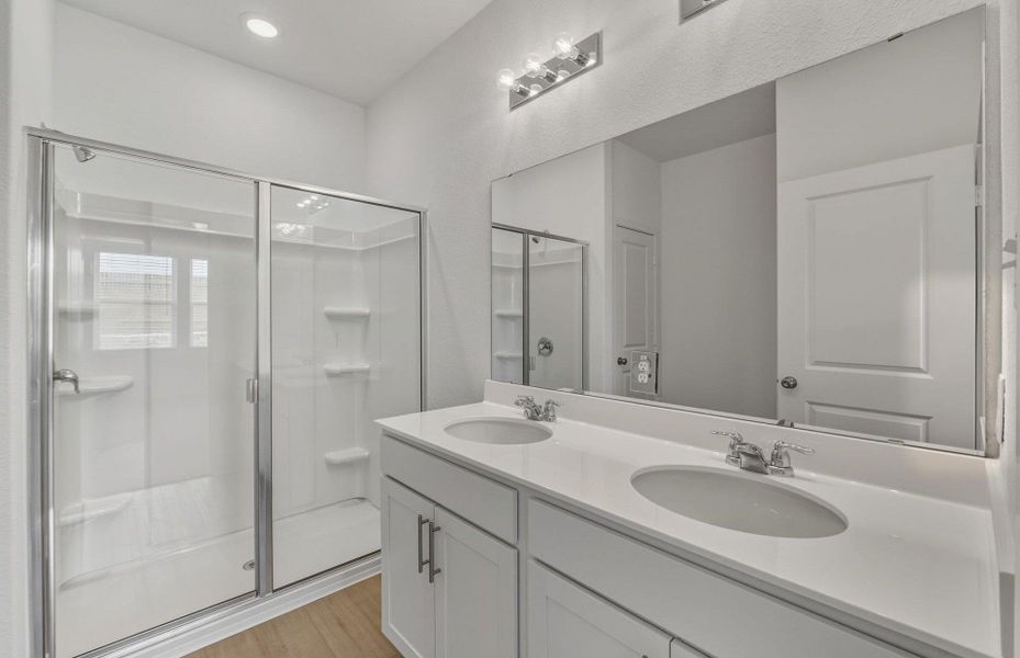 Furnished interior view inside a new home in County View, Temple (Image 10). Furnished interior view inside a new home in County View, Temple (Image 10).