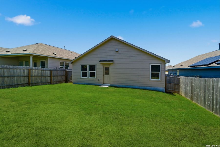 Exterior details and patio area of a home in Sage Meadows, St. Hedwig (Image 4). Exterior details and patio area of a home in Sage Meadows, St. Hedwig (Image 4).