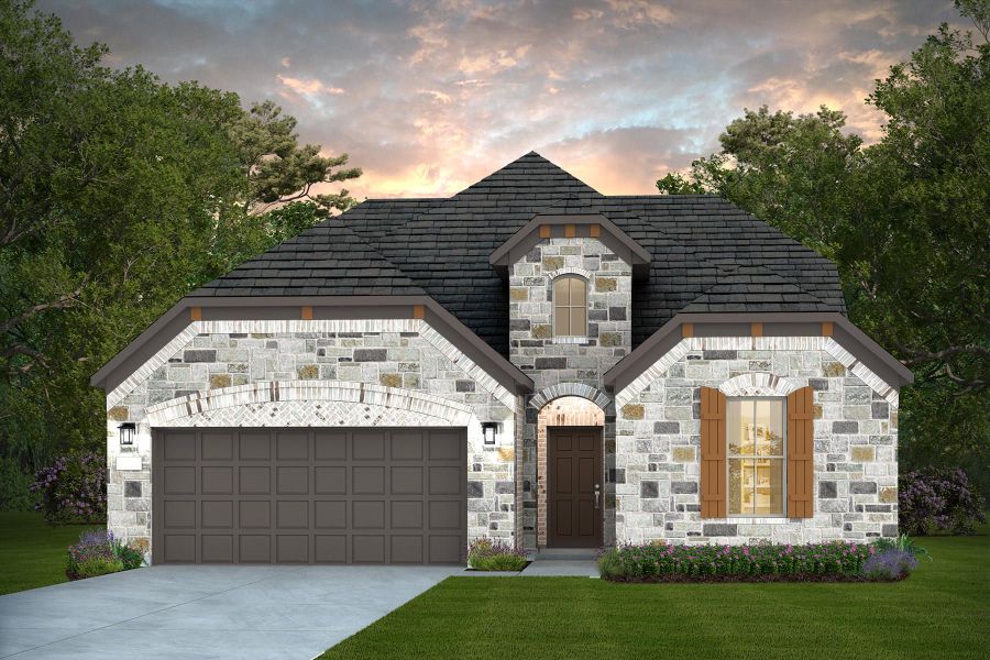 Representative exterior photo of a completed home built from the Harvard by Pulte Homes in Nopal Valley, San Antonio, TX (Image 8). Representative exterior photo of a completed home built from the Harvard by Pulte Homes in Nopal Valley, San Antonio, TX (Image 8).