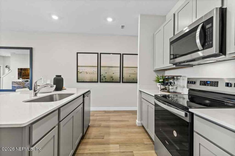Furnished interior view inside a new home in , Jacksonville (Image 19).