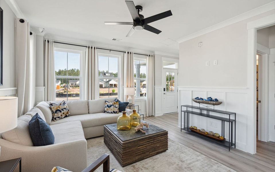 Furnished interior view inside a new home in Townhomes at Nexton, Summerville (Image 15).