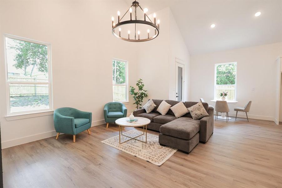 Furnished interior view inside a new home in , Fort Worth (Image 10). Furnished interior view inside a new home in , Fort Worth (Image 10).