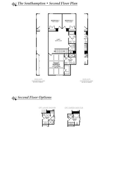 2D floor plan layout of this home in Harbor Crossing, Greensboro, NC (Image 6).