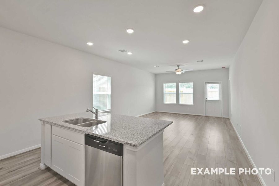 Representative furnished interior of a home built from the The Comal F by Davidson Homes LLC in Spring Branch Crossing, Conroe (Image 5).