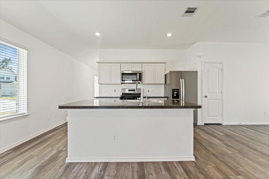 Furnished interior view inside a new home in , Spring (Image 8). Furnished interior view inside a new home in , Spring (Image 8).