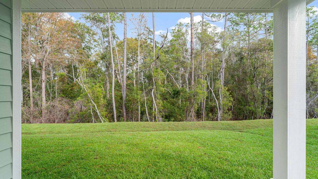 Representative exterior details of a home built from the The Rhett by D.R. Horton in Pine Creek and Heron Walk, Port St. Joe (Image 21).