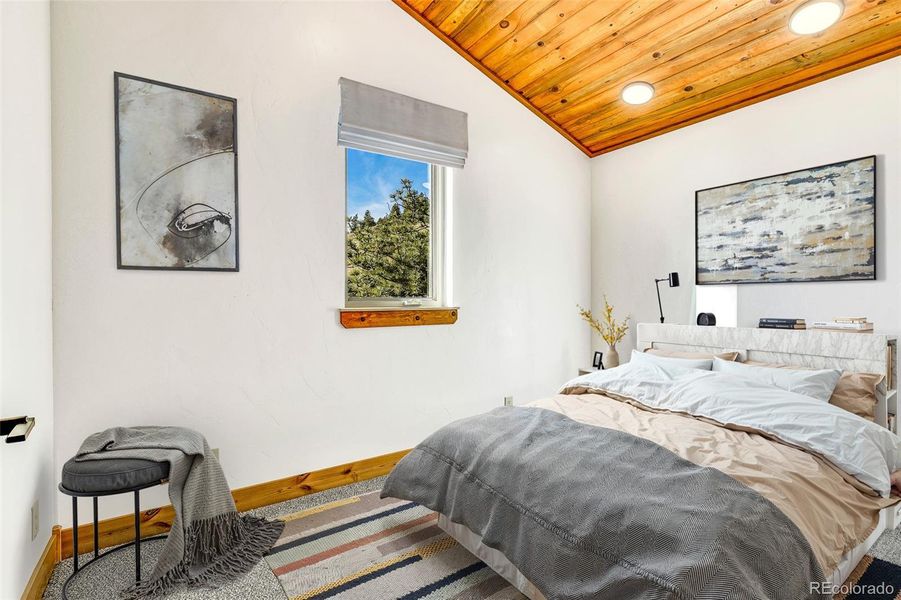 Virtually staged flex space as a sleeping room, but this would also make a great office, den, etc!