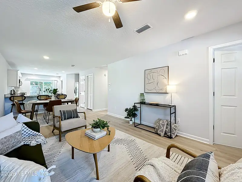 Furnished interior view inside a new home in , Jacksonville (Image 2). Furnished interior view inside a new home in , Jacksonville (Image 2).