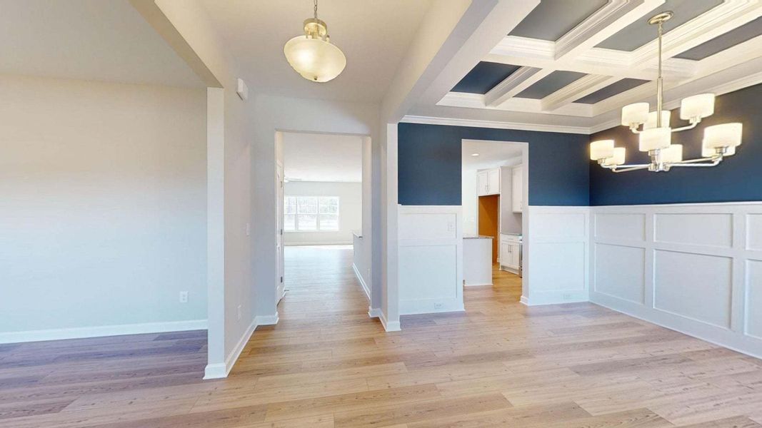 Representative unfurnished interior of a home built from the Bladen by Caviness & Cates Communities in Maggie Way, Wendell (Image 98).
