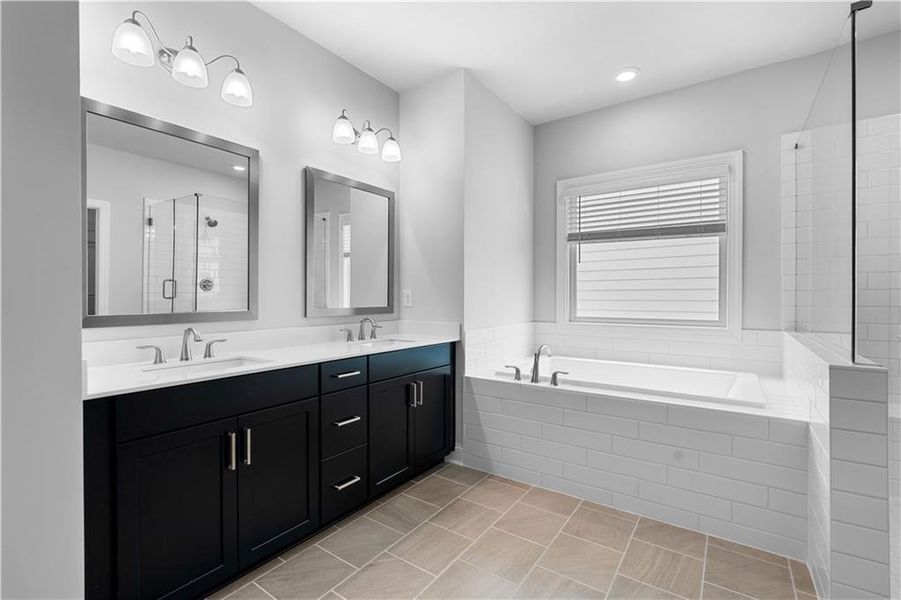 Furnished interior view inside a new home in Palisades Single Family, Cumming (Image 11).