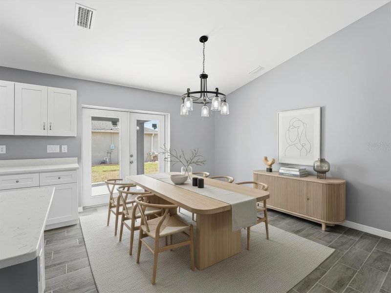 Furnished interior view inside a new home in , Port Charlotte (Image 6). Furnished interior view inside a new home in , Port Charlotte (Image 6).