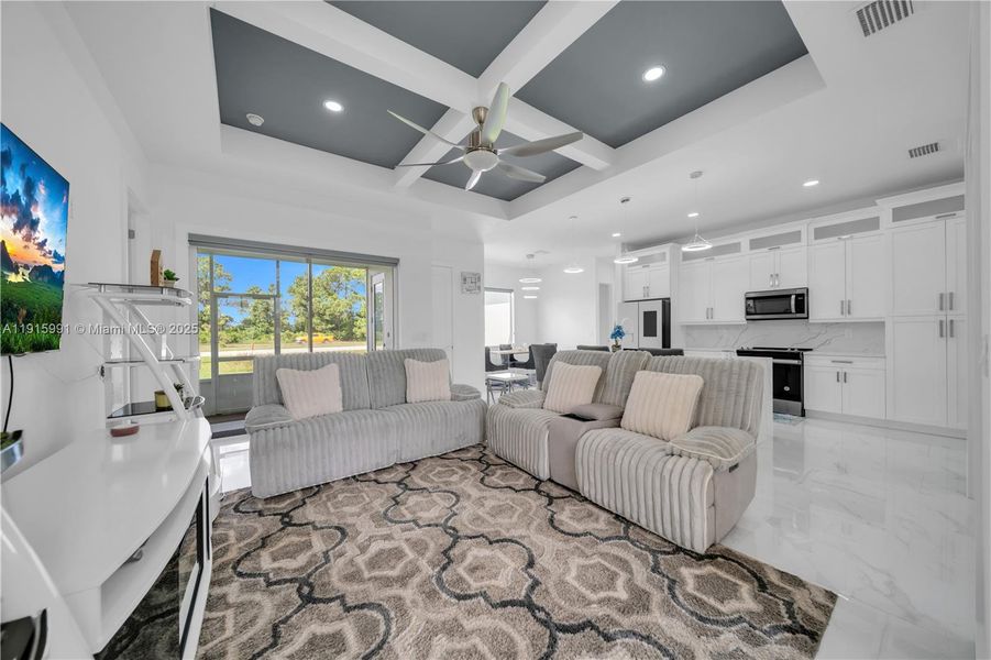 Furnished interior view inside a new home in , Lehigh Acres (Image 8).