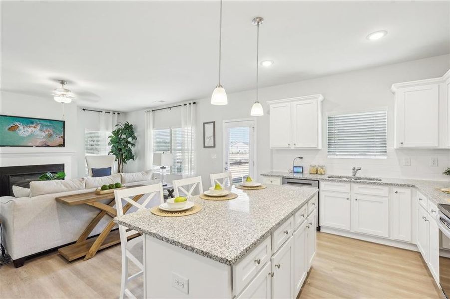 Furnished interior view inside a new home in Fairview Lake, Conyers (Image 15).