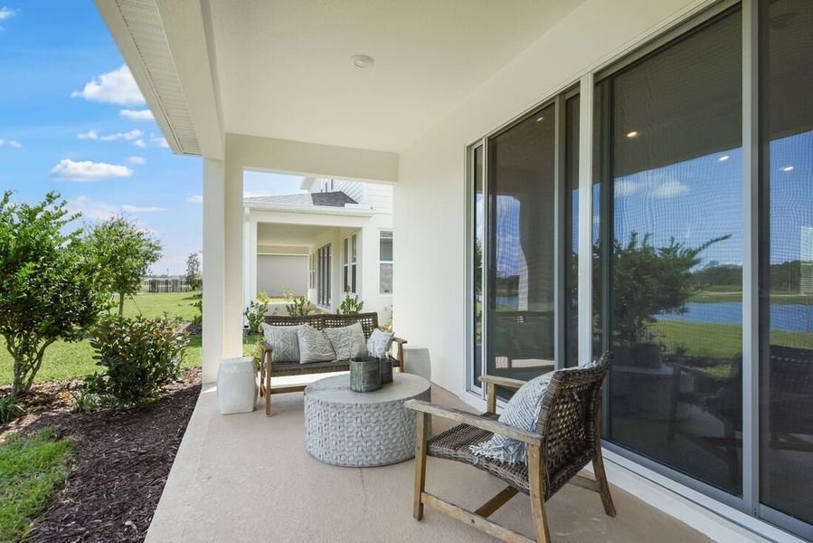 Representative exterior details of a home built from the Saint Thomas by Taylor Morrison in Ardisia Park, New Smyrna Beach (Image 4).