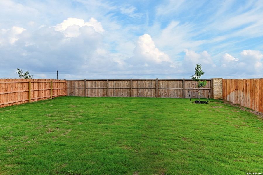 Exterior details and patio area of a home in The Wilder, Adkins (Image 3).