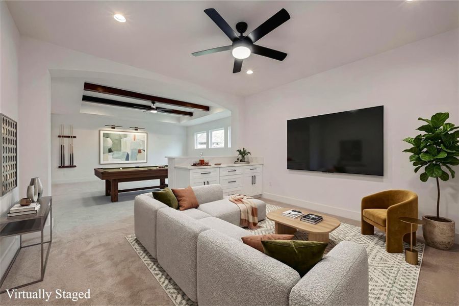 Furnished interior view inside a new home in , Montgomery (Image 10).