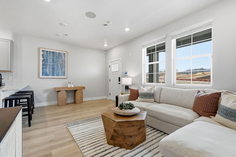 Representative furnished interior of a home built from the Backcountry by Taylor Morrison in Trailstone, Arvada (Image 11).