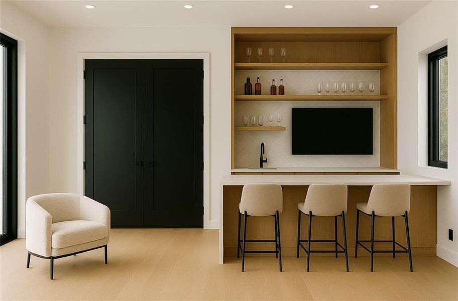 Furnished interior view inside a new home in , Atlanta (Image 7). Furnished interior view inside a new home in , Atlanta (Image 7).