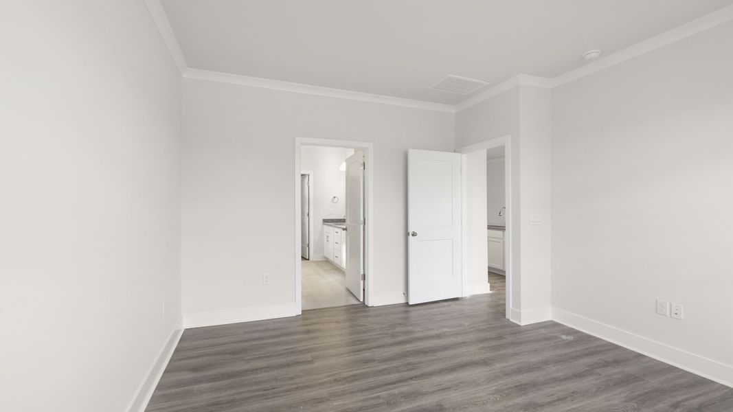 Spacious, unfurnished interior of a new home in Reserve at Tap Root Farms, Fletcher (Image 22). Spacious, unfurnished interior of a new home in Reserve at Tap Root Farms, Fletcher (Image 22).