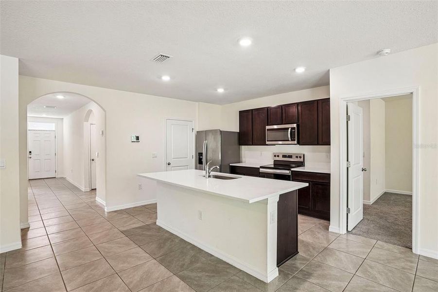 Furnished interior view inside a new home in Lake Diamond, Ocala (Image 11).