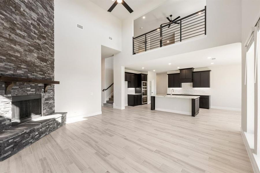 Spacious, unfurnished interior of a new home in Villages of Walnut Grove, Midlothian (Image 15).