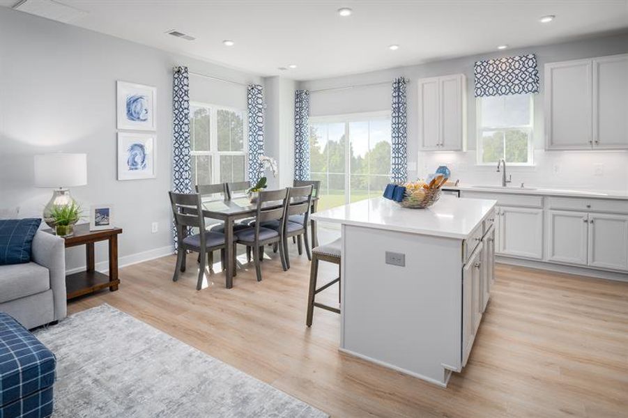 Furnished interior view inside a new home in Cedarside Townhomes at Dry Creek, Goodlettsville (Image 4).