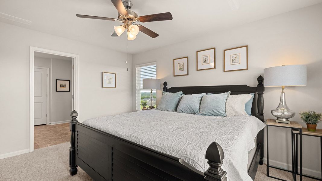 Representative furnished interior of a home built from the Maywood 3 by D.R. Horton in The Abbey at Trolley Run Station, Aiken (Image 21).