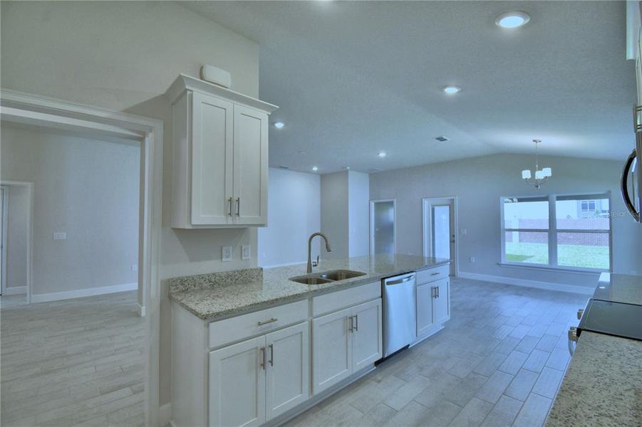 Furnished interior view inside a new home in Lake Juliana Estates, Auburndale (Image 5).