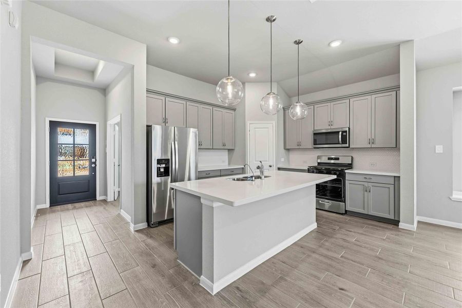 Furnished interior view inside a new home in Sunterra, Katy (Image 8). Furnished interior view inside a new home in Sunterra, Katy (Image 8).
