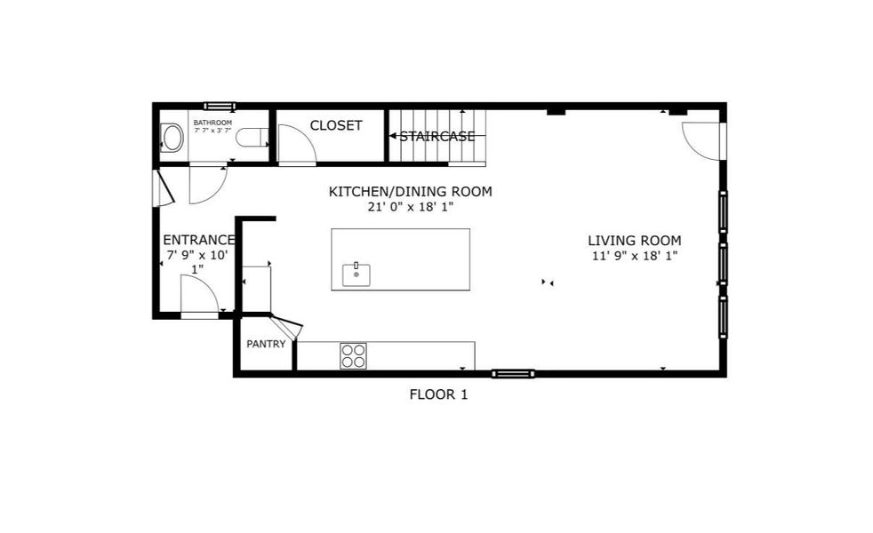 2D floor plan layout of this home in , Houston, TX (Image 3). 2D floor plan layout of this home in , Houston, TX (Image 3).