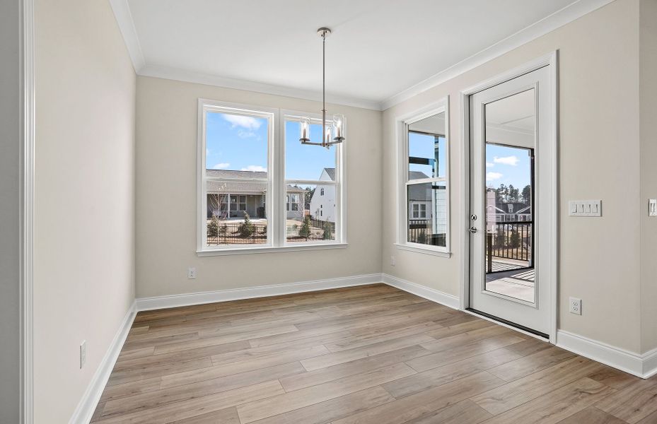 Spacious, unfurnished interior of a new home in Carolina Riverside, Belmont (Image 17).