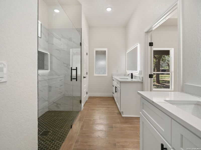 Furnished interior view inside a new home in , Elmendorf (Image 10).