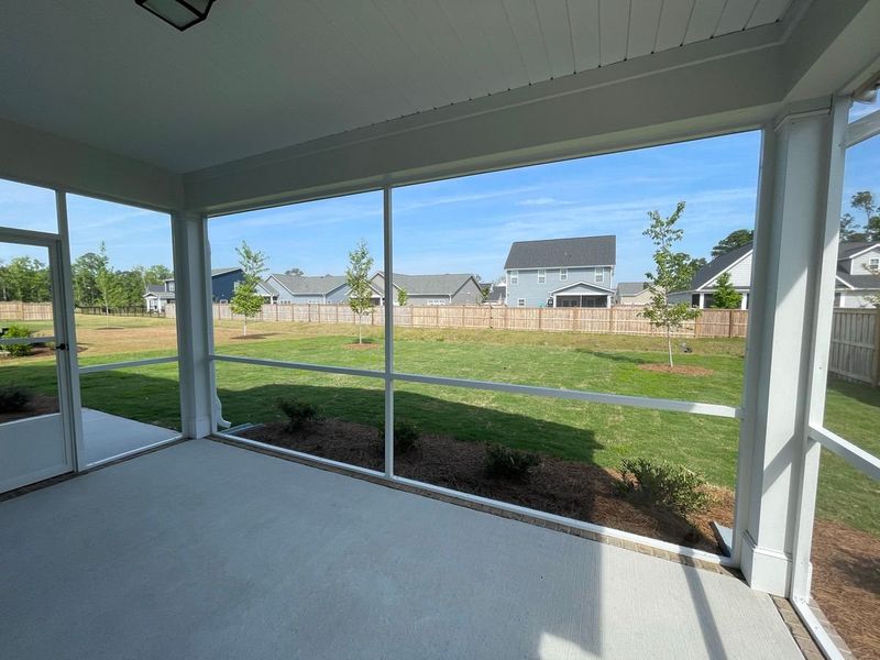 Representative exterior details of a home built from the New Haven by Bill Clark Homes in Carolina Creek, Hampstead (Image 4).